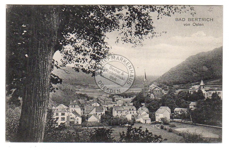 Bad Bertrich von Osten 1909 