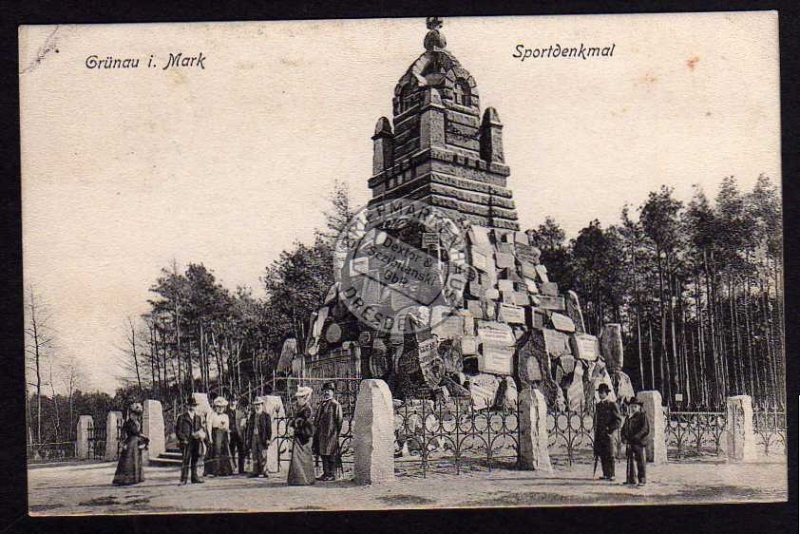 Grünau Mark Sportdenkmal 1907 