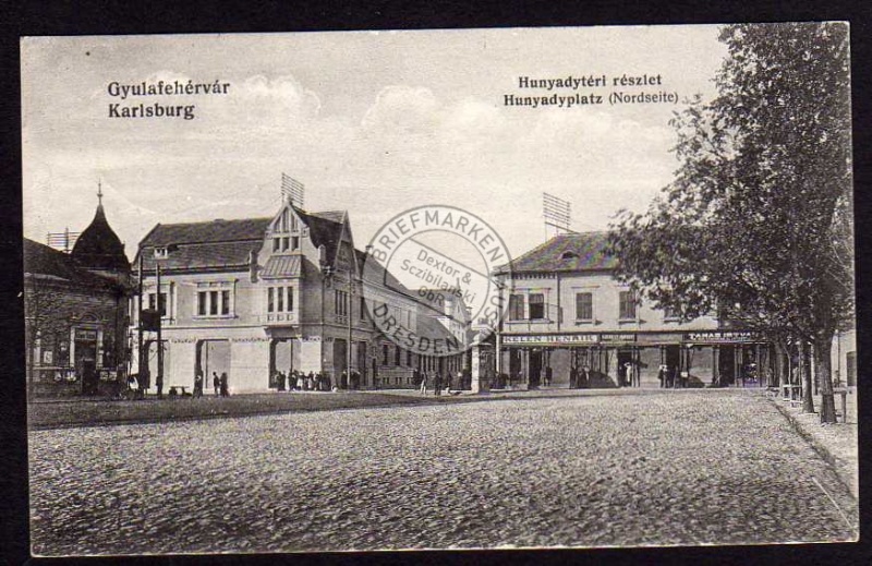 Gyulafehervar Karlsburg 1917 Hunyadyplatz Nord 