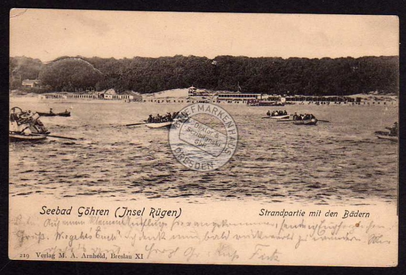 Seebad Göhren Insel Rügen Bäder 1904 