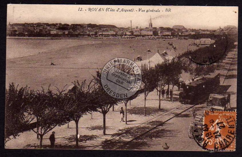 Royan Cote Argent 1927 Eisenbahn Lok Dampflok 