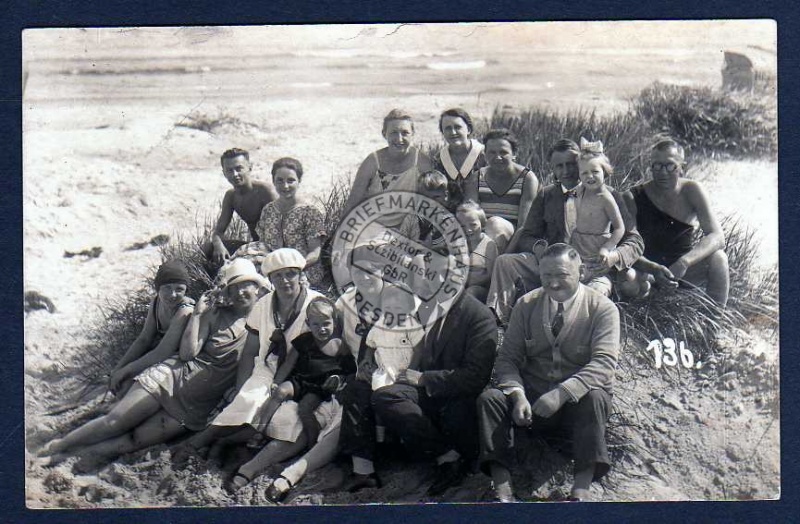 Ewershagen Reisegruppe Familie am Strand 