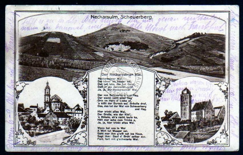 Neckarsulm Scheuerberg Wei 1924 