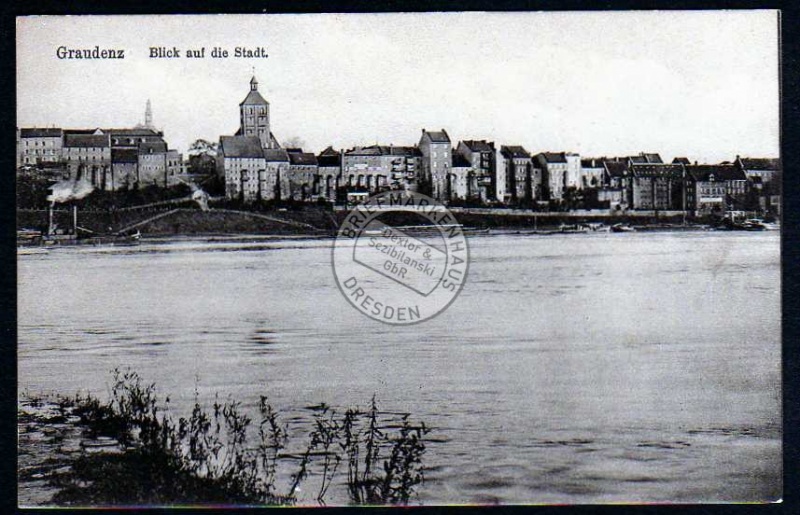 Graudenz Blick auf die Stadt 