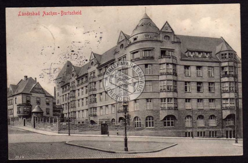 Aachen Burtscheid Landesbad Feldpost 1914 