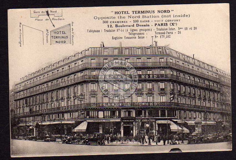 Paris Hotel Terminus Nord Boulevard Denain 