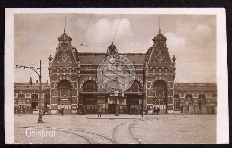 Gambrai Bahnhof Gare 