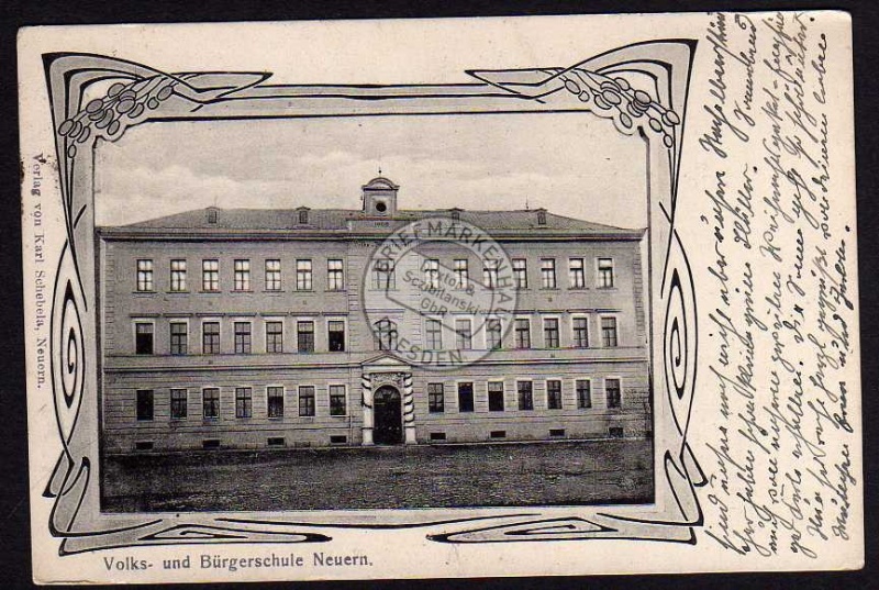 Nyrsko Neuern Volks und Bürgerschule 1918 