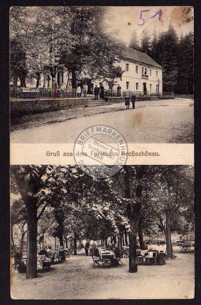 Forsthaus Großschönau Restaurant 1921 
