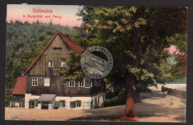 Höllmühle b. Burgstädt und Penig 1911 