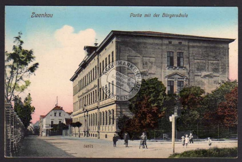 Zwenkau Bürgerschule 1925 