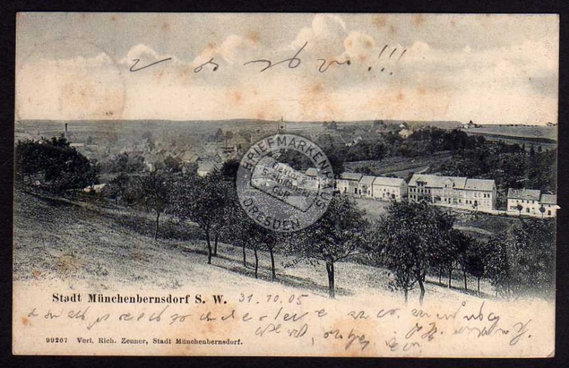 Münchenbernsdorf S.W. 1905 