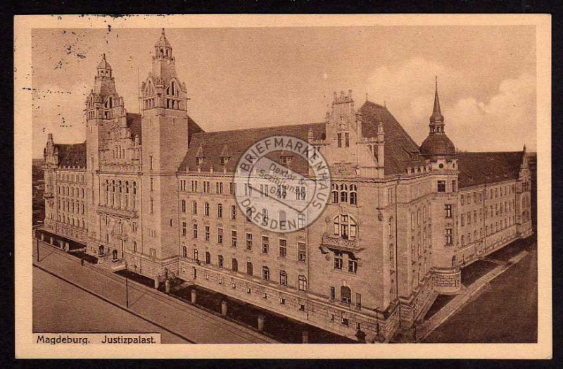 Magdeburg Justizpalast 1912 