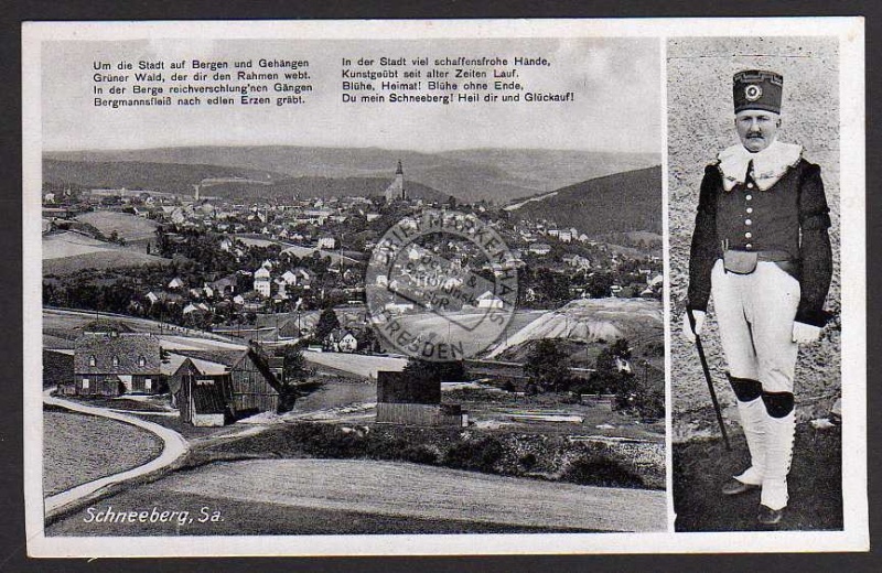 Schneeberg Sa. Bergmann Uniform 