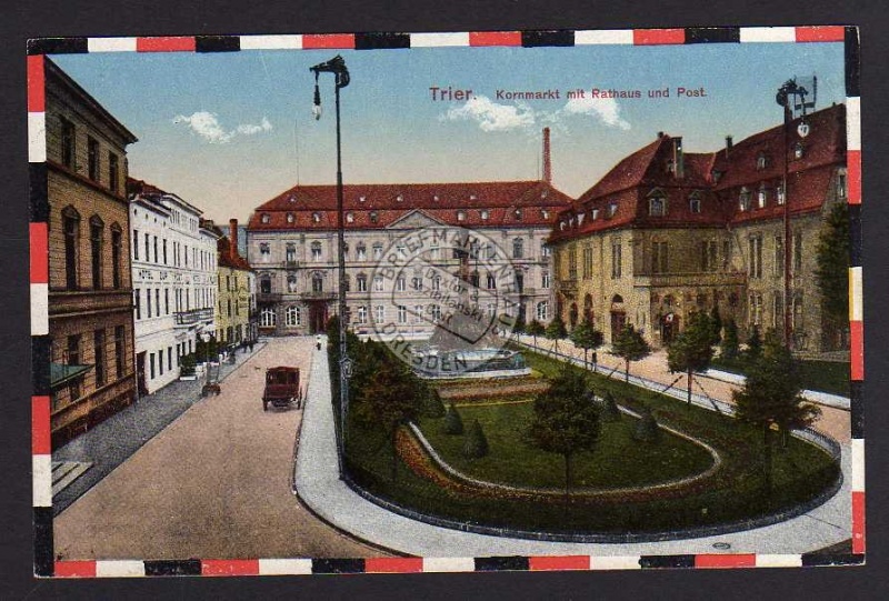 Trier Kornmarkt Rathaus Post 