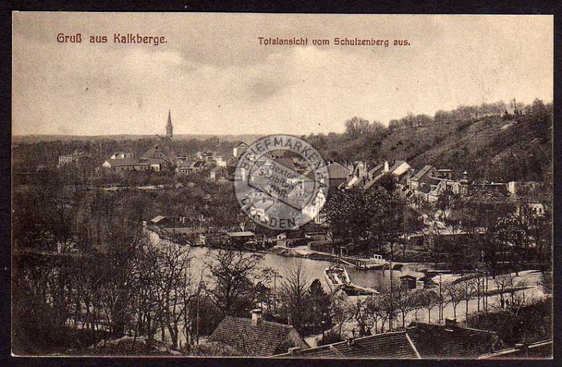 Kalkberge Totale vom Schulzenberg aus 1919 