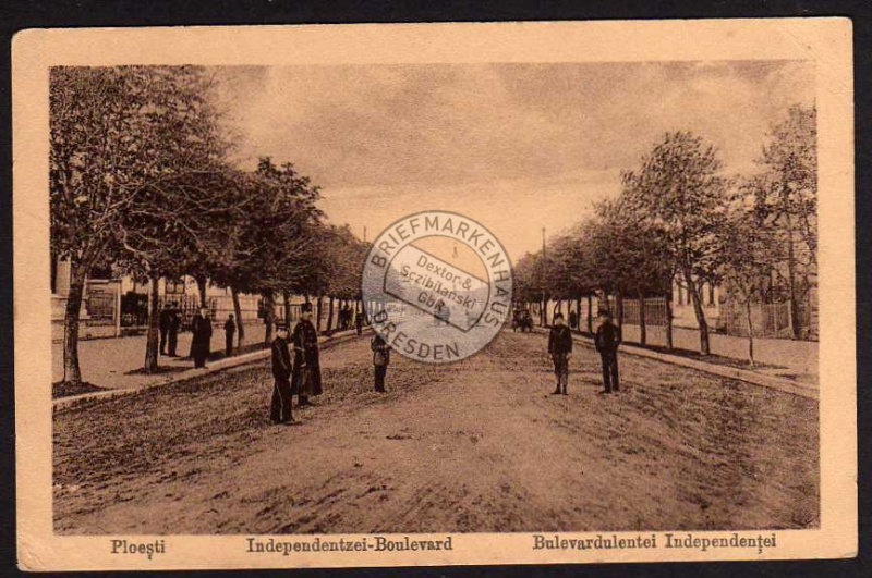 Ploiesti Ploesti Independentzei Boulevard 1917 