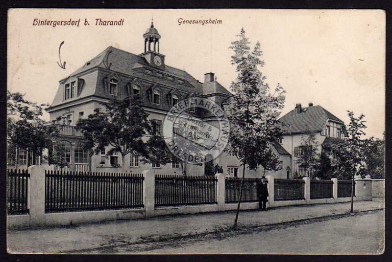 Hintergersdorf b. Tharandt Genesungsheim 1918 