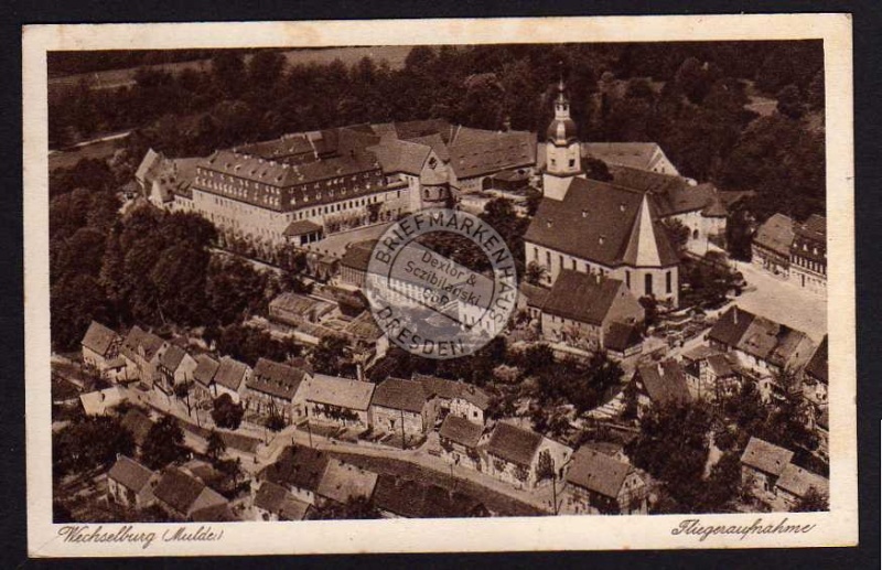 Wechselburg Mulda Fliegeraufnahme 