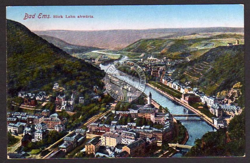 Bad Ems Blick Lahn abwärts 