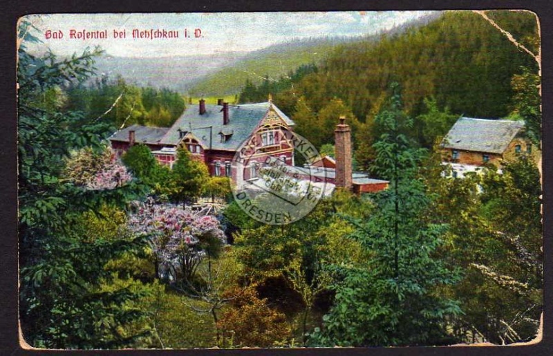 Bad Rosental bei Netzschkau Plauen 1917 