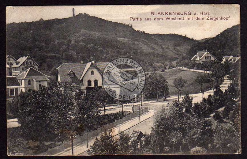 Blankenburg Harz Westend Ziegenkopf 1910 