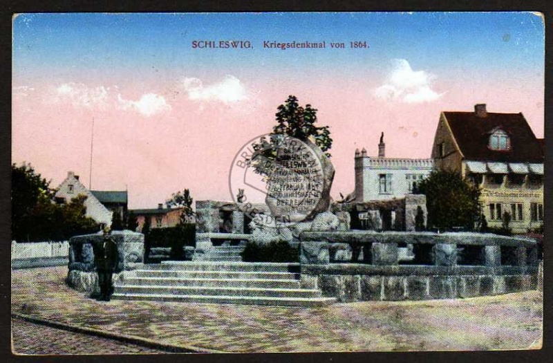 Schleswig Kriegerdenkmal von 1864 Soldat 1915 