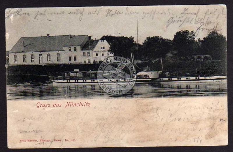 Nünchritz Gasthof 1902 Restaurant Dampfer 
