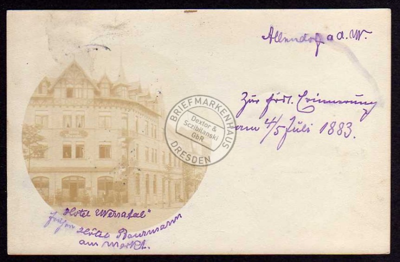 Bad Sooden-Allendorf 1903 Hotel Werratal 
