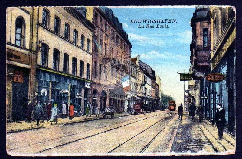 Ludwigshafen 1928 La Rue Louis Milbeer Rubel 