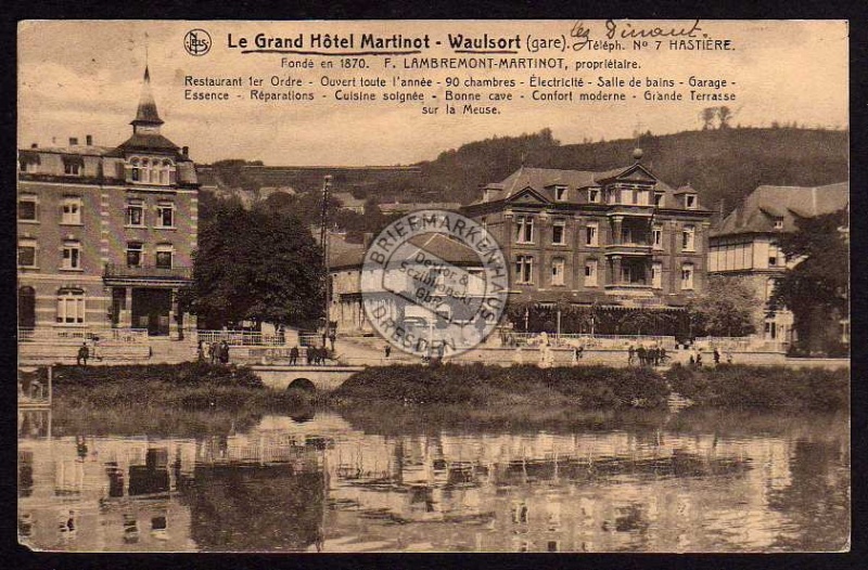 Le Grand Hotel Martinot Waulsort Hastière 