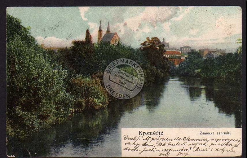 Kromeriz Zamecka zahrada 1903 Kremsier 