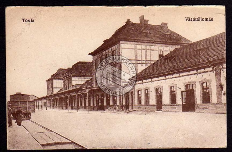Tövis Vasutallomas Bahnhof 