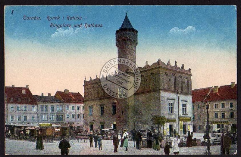 TArnow Rynek i. Ratusz Ringplatz Rathaus 