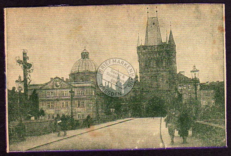 Prag Brückenturm Kreuzherrenkirche 