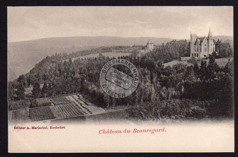 Chateau du Beauregard ca. 1900 Belgique Belgie 