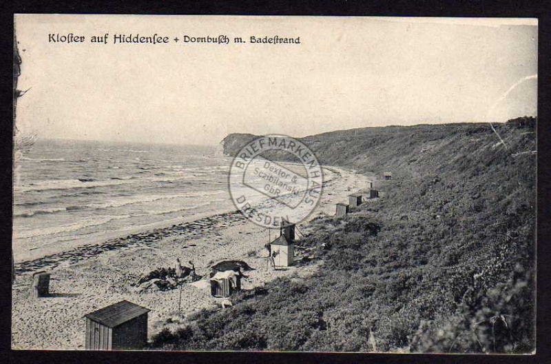 Kloster auf Hiddensee Dornbsuch m. Badestrand 