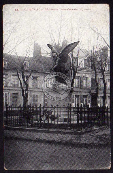 Cambrai Monument 1870 - 1871 Denkmal 