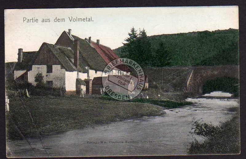 Bauernhaus Volmetal Volme Brücke 1906 