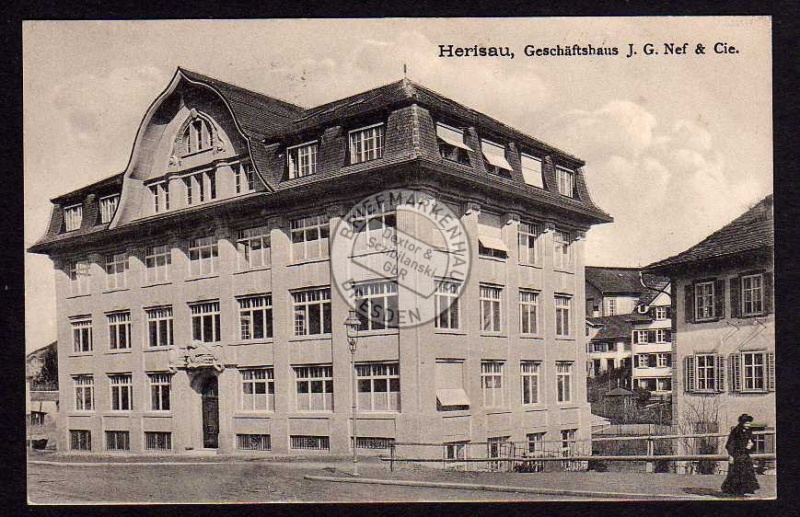 Herisau Geschäftshaus J. G. Nef & Cie. 1916 
