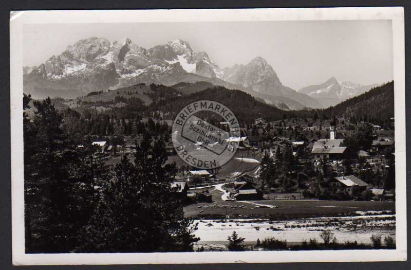 Krün Zugspitzmassiv 1941 