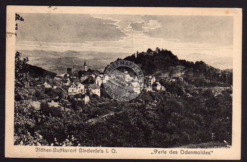 Lindenfels i.O. 1923  Perle des Odenwaldes 