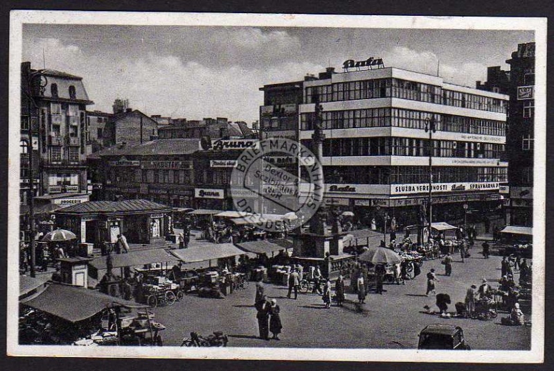 Mähr. Ostrau Hauptplatz 1943 Ostrava 