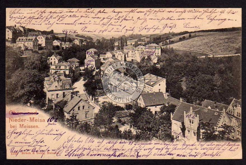 Nieder Meisa bei Meißen 1903 