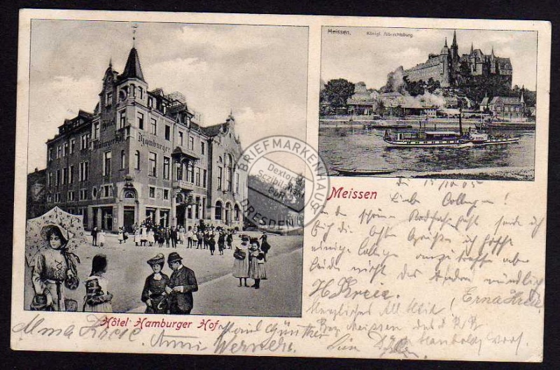 Meißen 1905 Hotel Hamburger Hof 