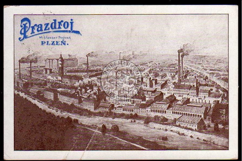 Plzen PilsenPrazdroi Mestansky Pivovar 1929 