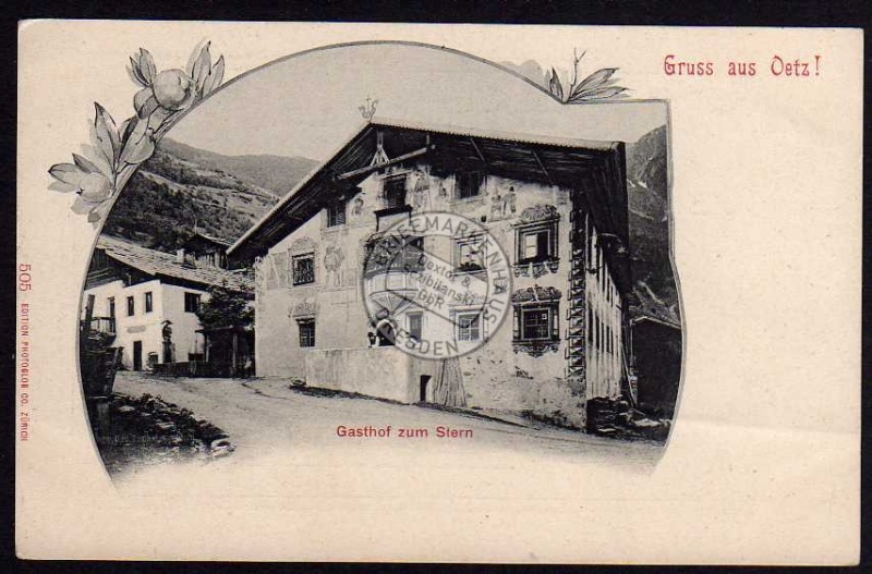 Oetz Gasthof zum Stern 1900 