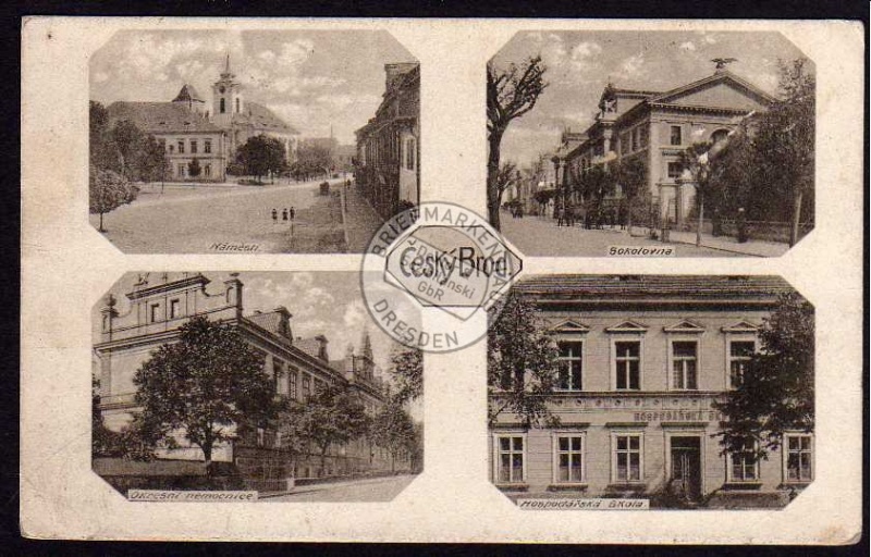 Ceský Brod 1926 Böhmisch Brod Skola 