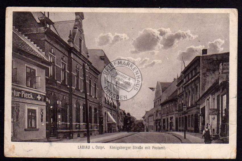 Labiau i. Ostrpr. 1914 Königsberger Str. Post 