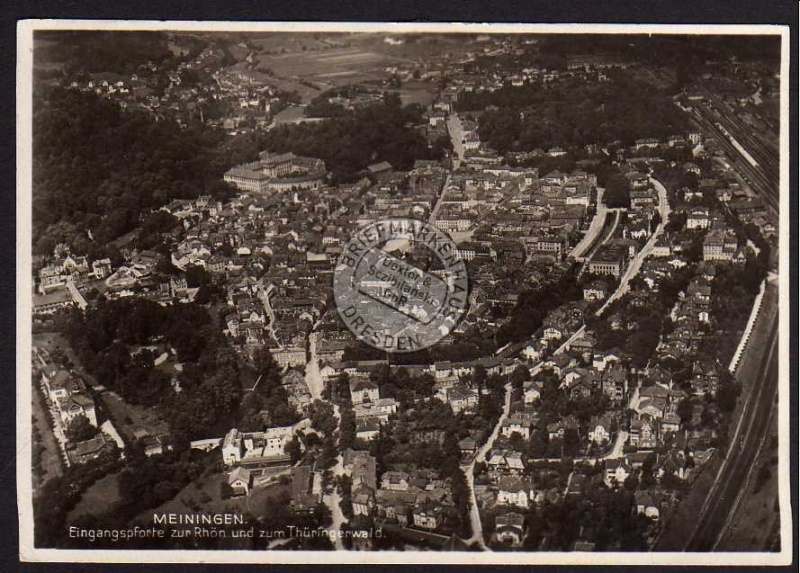 Meiningen 1930 Eingangspforte zur Rhön 